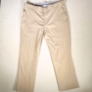 PGA TOUR Mens Classic Fit Stretch Chino Pants Khaki 40x29 Golf Casual